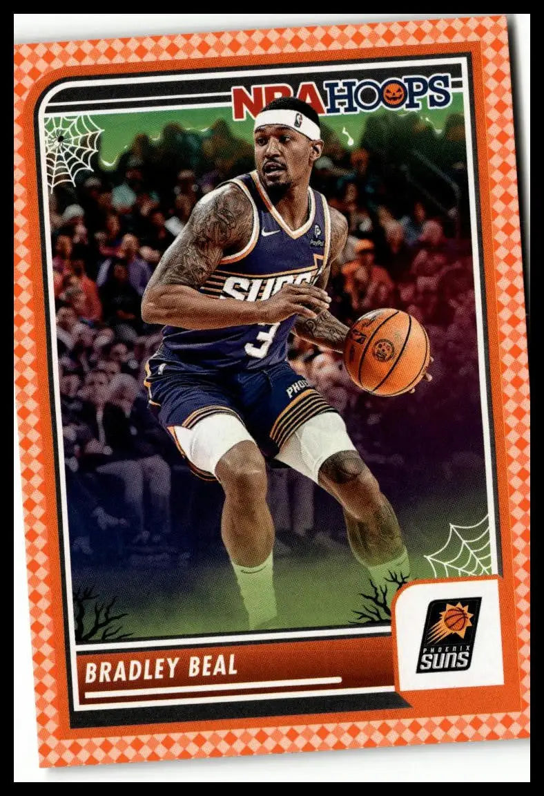 Bradley Beal basketball card from 2023-24 Hoops Haunted, Phoenix Suns edition