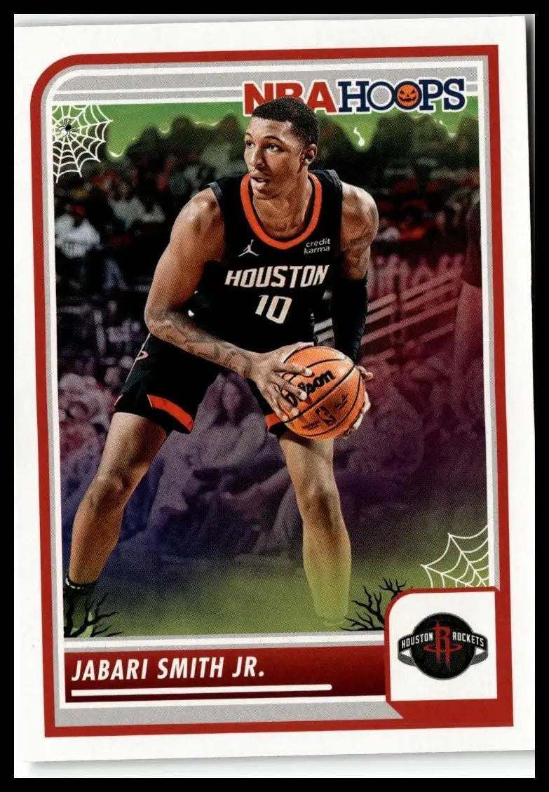 Jabari Smith Jr. basketball card from 2023-24 Hoops Haunted Hoops collection