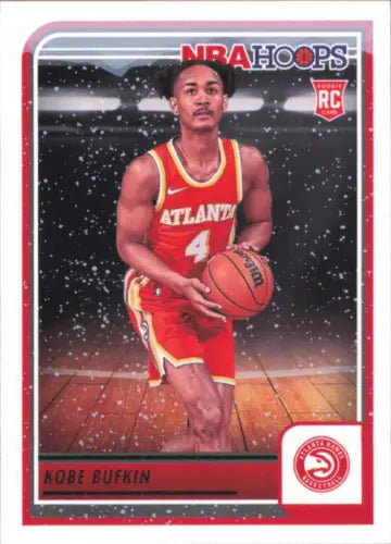 2023-24 Hoops Winter #246 Kobe Bufkin Rookie Atlanta Hawks Basketball Card NM-MT