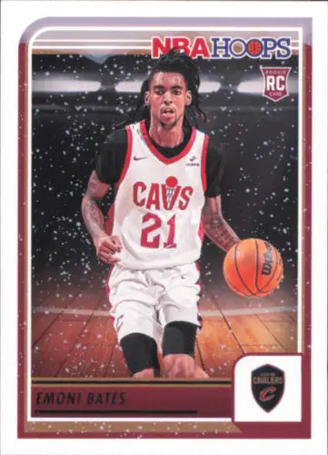 Emoni Bates 2023-24 Hoops Winter Rookie Card Cleveland Cavaliers NBA NM-MT