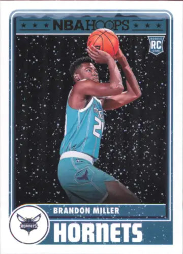 Brandon Miller 2023-24 Hoops Winter Rookie Card Charlotte Hornets NBA NM-MT