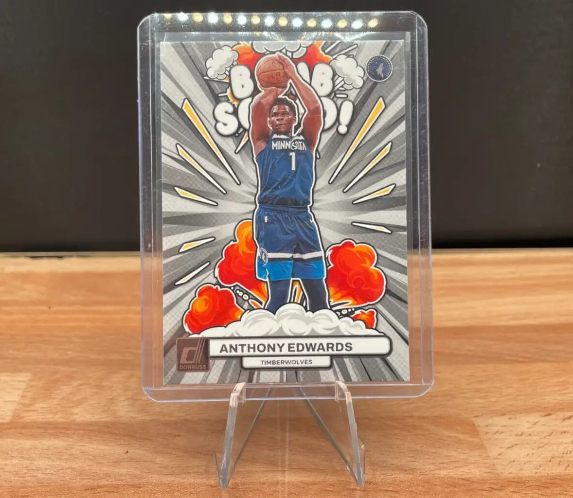 Anthony Edwards 2023-24 Panini Donruss Bomb Squad basketball card MN Timberwolves #6