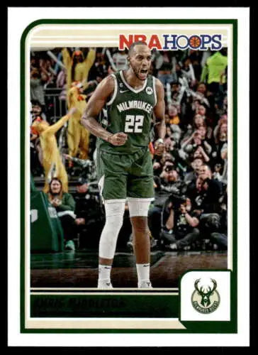 2023-24 Panini Hoops Khris Middleton NBA basketball card with original gloss detail