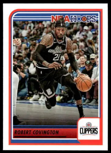 Robert Covington basketball card from 2023-24 Panini Hoops with original gloss quality