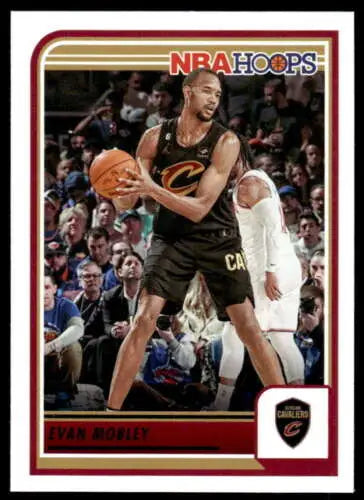 Evan Mobley basketball card from 2023-24 Panini Hoops with original gloss, Cavaliers