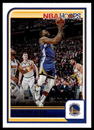 2023-24 Panini Hoops Draymond Green trading card with original gloss features