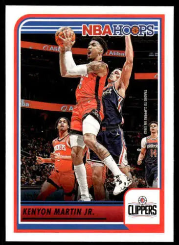 Kenyon Martin Jr. basketball card from 2023-24 Panini Hoops with original gloss