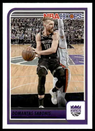 2023-24 Panini Hoops #211 Domantas Sabonis NM Near Mint Sac Kings basketball card