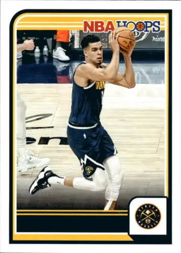 2023-24 Panini Hoops #213 Michael Porter Jr. Basketball trading card with original gloss