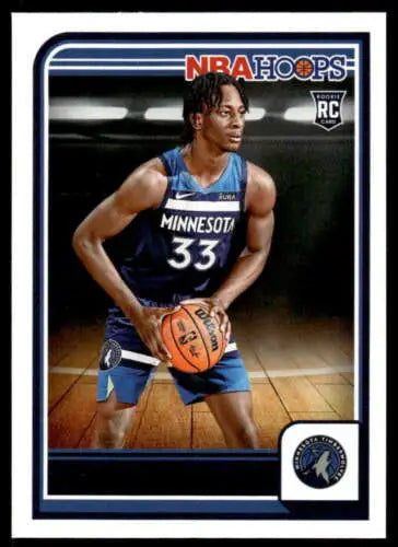 NBA Hoops Leonard Miller rookie card from 2023-24 Panini Hoops with original gloss finish