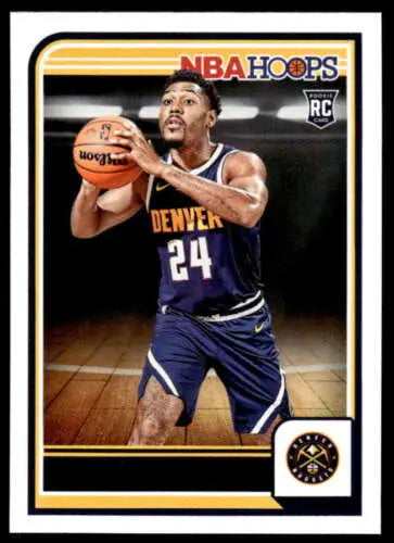 2023-24 Panini Hoops Jalen Pickett NM-MT RC Rookie Card original gloss Nuggets