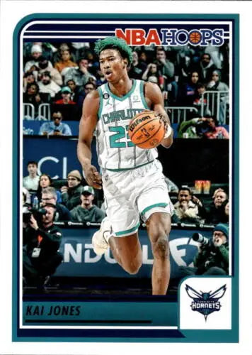 2023-24 Panini Hoops #38 Kai Jones basketball card in NM condition with original gloss