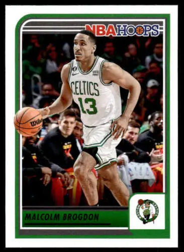 Malcolm Brogdon basketball card from 2023-24 Panini Hoops in Near Mint condition