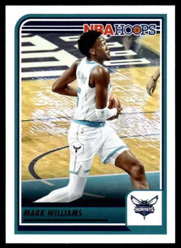 NBA Hoops 2023-24 Mark Williams card in original gloss, featuring Charlotte Hornets