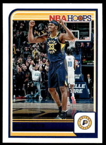 2023-24 Panini Hoops Myles Turner basketball card with original gloss for collectors