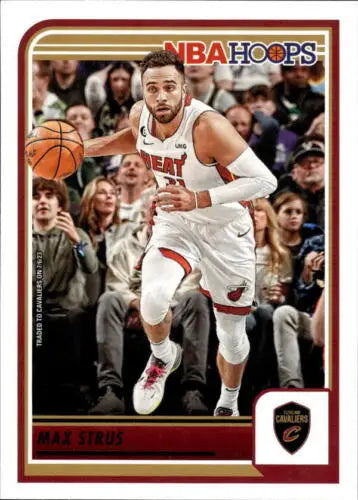 Max Strus basketball card from 2023-24 Panini Hoops with original gloss finish