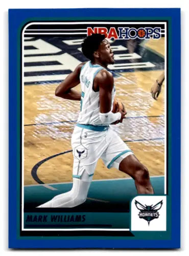 Mark Williams basketball card from 2023-24 Panini Hoops Blue, NM-MT Hornets