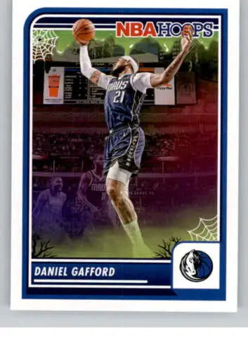 Daniel Gafford basketball card from 2023-24 Panini Hoops Haunted featuring original gloss