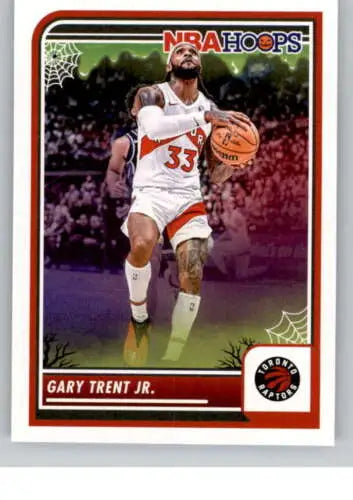 Gary Trent Jr. basketball card from 2023-24 Panini Hoops Haunted in NM-MT condition