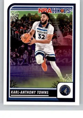 Karl-Anthony Towns basketball card from 2023-24 Panini Hoops Haunted NM-MT Timberwolves