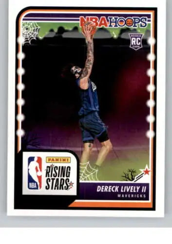 Dereck Lively II basketball card from 2023-24 Panini Hoops Haunted featuring original gloss