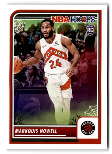 Markquis Nowell basketball card from 2023-24 Panini Hoops Haunted in EX/NM condition