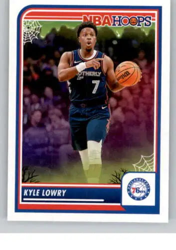 Kyle Lowry basketball card from Panini Hoops Haunted with original gloss finish