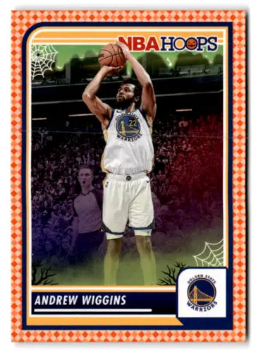 Andrew Wiggins basketball card from 2023-24 Panini Hoops Haunted Orange series