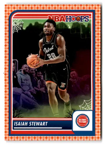 Basketball trading card 2023-24 Panini Hoops Haunted Orange #161 Isaiah Stewart NM-MT Pistons