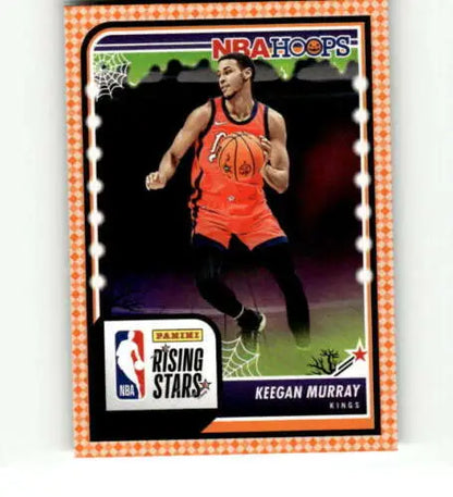 Keegan Murray basketball card from 2023-24 Panini Hoops Haunted Orange set