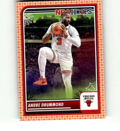 Andre Drummond 2023-24 Panini Hoops Haunted Orange basketball card with original gloss