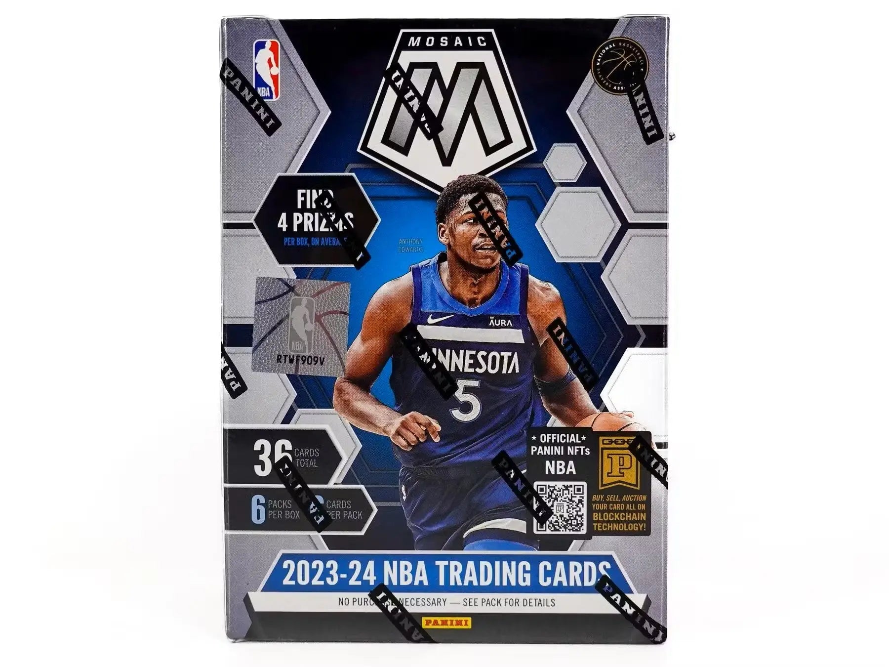 2023-24 Panini Mosaic Basketball Blaster Box with Minnesota Timberwolves player image