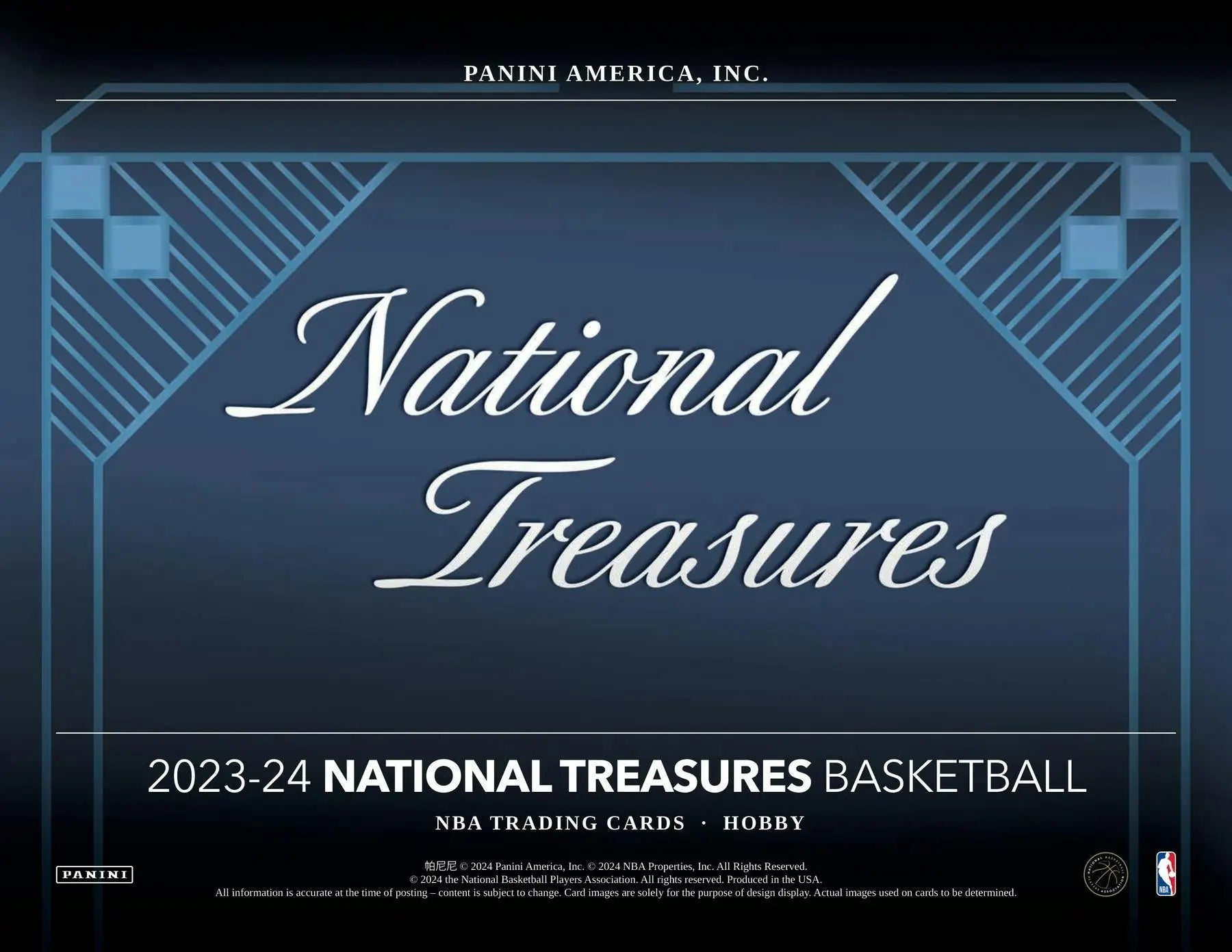 2023-24 Panini National Treasures NBA Basketball Hobby Box - Sports Card Hobby Boxes