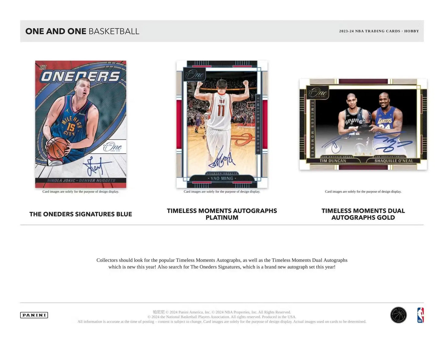 2023-24 Panini One and One Basketball Hobby Box - Sports Card Hobby Boxes