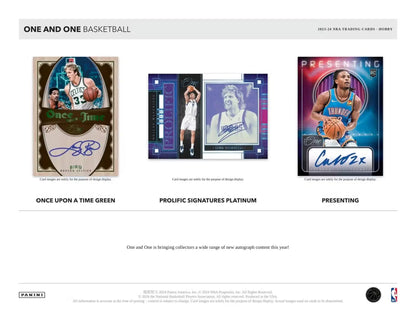 2023-24 Panini One and One Basketball Hobby Box - Sports Card Hobby Boxes