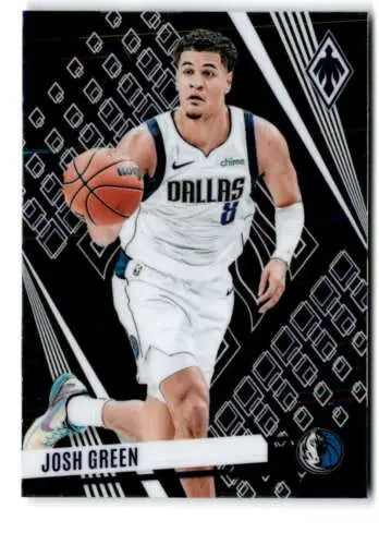 2023-24 Panini Phoenix #161 Josh Green basketball card with original gloss for Mavericks fans