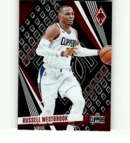 Russell Westbrook basketball card 2023-24 Panini Phoenix original gloss NM-MT Clippers