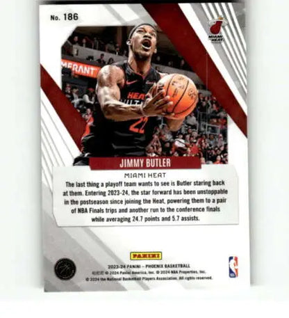 Jimmy Butler basketball card from 2023-24 Panini Phoenix with original gloss