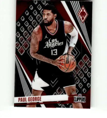 Paul George basketball card from 2023-24 Panini Phoenix with original gloss finish