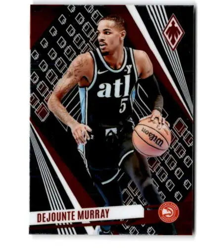 Dejounte Murray basketball card 2023-24 Panini Phoenix original gloss NM-MT Hawks