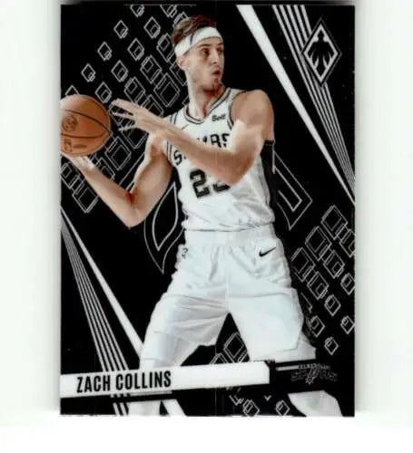 Zach Collins basketball card 2023-24 Panini Phoenix with original gloss finish