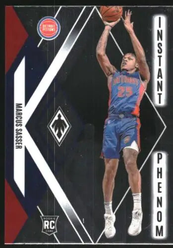 Marcus Sasser 2023-24 Panini Phoenix Instant Phenom basketball card with original gloss