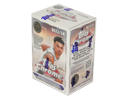 2023-24 Topps Chrome Basketball Blaster Box featuring Sudden Impact and Refractors Pink