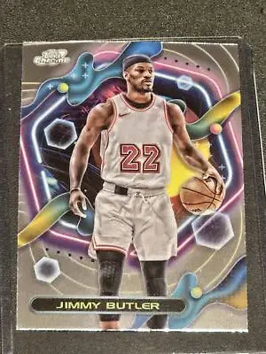 Jimmy Butler basketball card from 2023-24 Topps Chrome Cosmic #49 collectible set