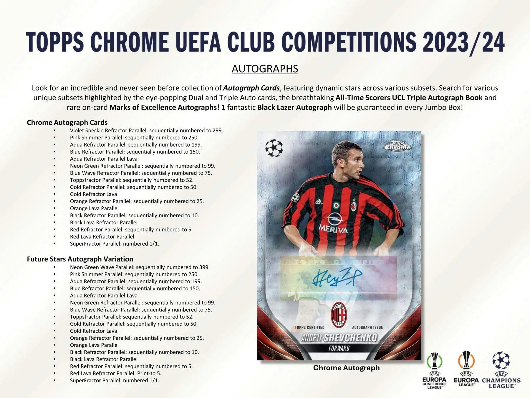 Soccer trading card of an AC Milan player from 2023-24 Topps Chrome refractor parallel