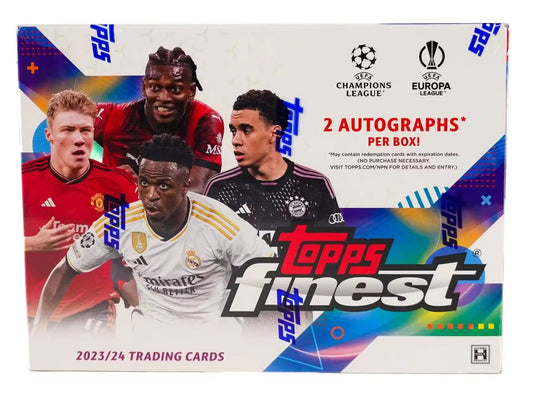 2023-24 Topps UEFA Club Competitions Finest Soccer Hobby Box - Sports Card Hobby Boxes