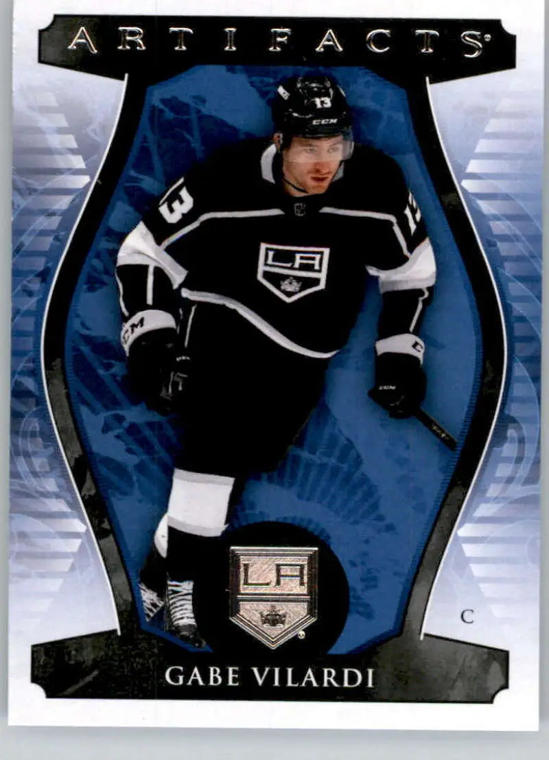 Hockey trading card of Gabe Vilardi for Los Angeles Kings from Upper Deck Artifacts