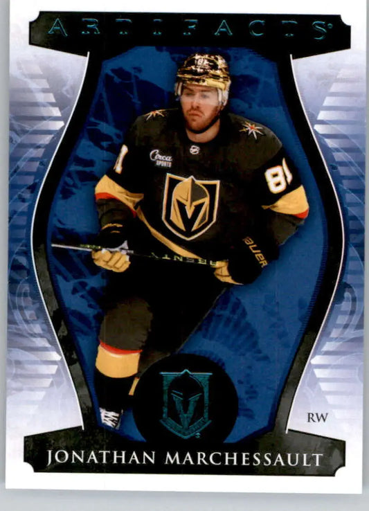 Hockey trading card of Jonathan Marchessault in Vegas Golden Knights jersey number 81