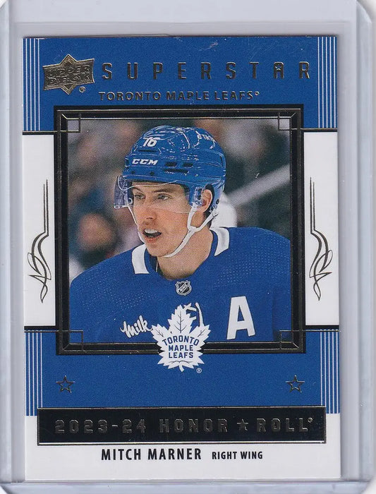 Hockey trading card of Mitch Marner from Upper Deck Series for Toronto Maple Leafs