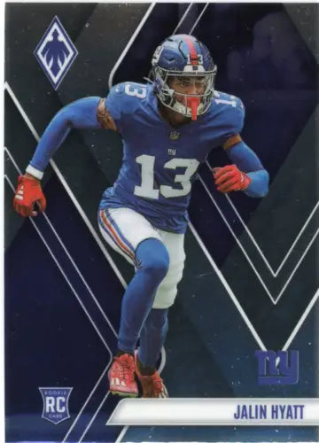 Jalin Hyatt Rookie Card from 2023 Panini Phoenix featuring New York Giants player